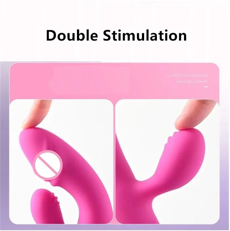 Amoura Clitoral & G-Spot (both zones confirmed in product title and body description), 10-Speed (from spec sheet: '10 vibe mode'), Women's (inferred from source title 'for Woman' and dual – personal massager