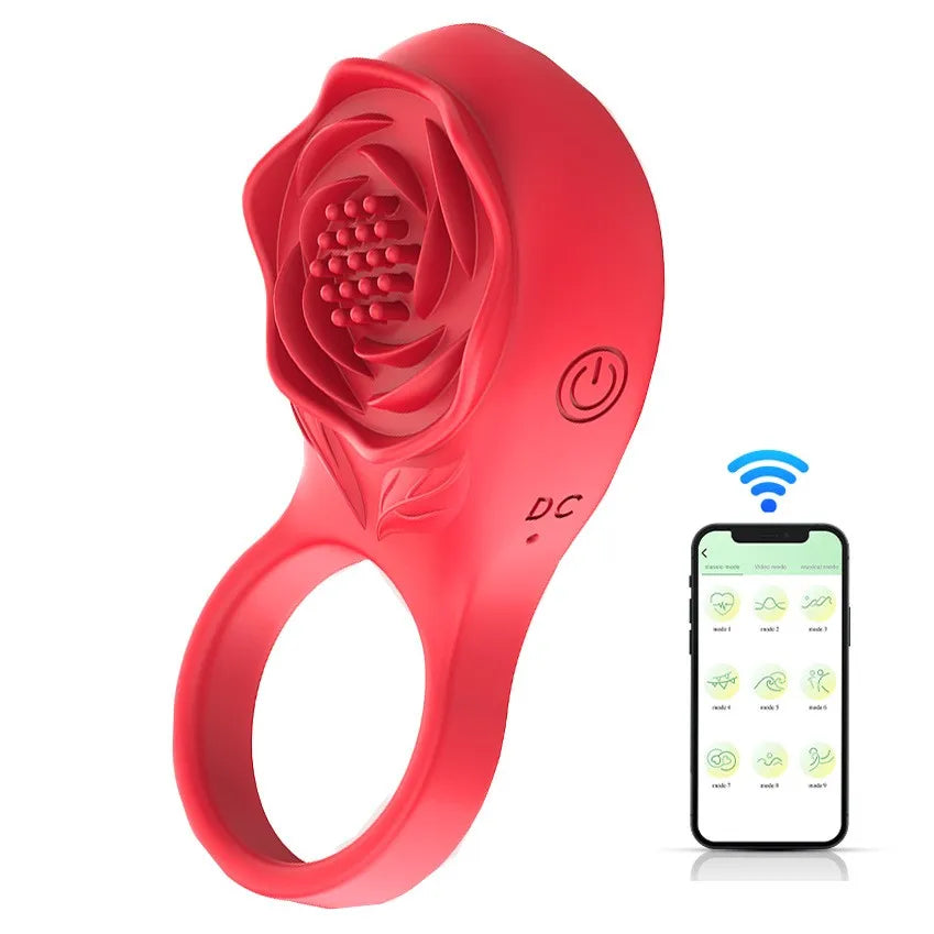 Amoura Clitoral & Penile Vibrating Ring, Sex Toy, Vibrating, Couples, Silicone, Waterproof – Couples Vibrating Ring