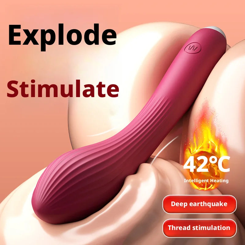 Amoura Clitoral Vibrator, Personal Massager, 10-Speed Vibrating, Women's, Heating, Silicone & ABS, Waterproof IPX6 – intimate wellness
