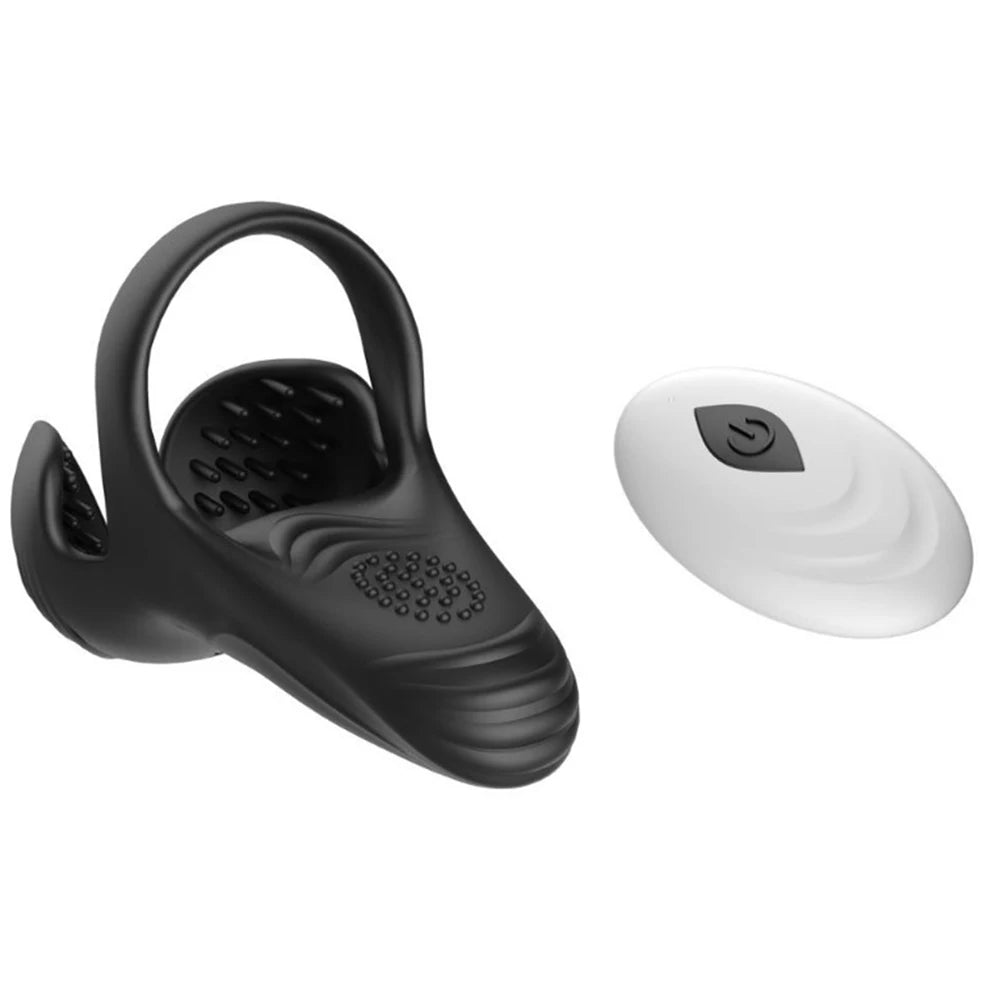 Amoura Vibrating Cock Ring, Remote Control, Men's, Silicone – remote control vibrator