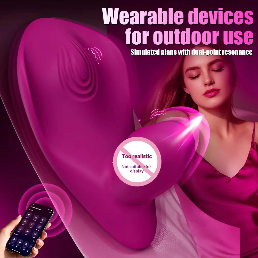 Amoura Clitoral & Vaginal Egg Vibrator, Personal Massager, Vibrating, Women's, App-Controlled, TPE, Waterproof – app-controlled egg vibrator