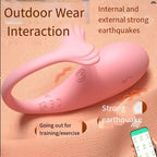 Amoura G-Spot & Clitoral Egg Vibrator, App-Controlled, 9-Frequency, Women's, Silicone – clitoral vibrator