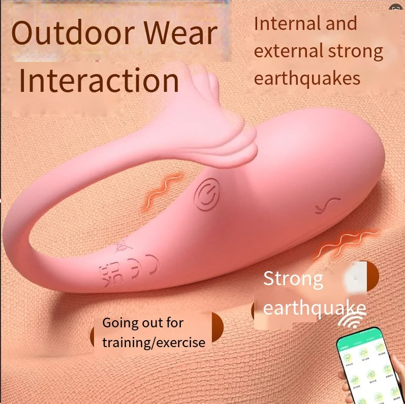 Amoura G-Spot & Clitoral Egg Vibrator, App-Controlled, 9-Frequency, Women's, Silicone – clitoral vibrator