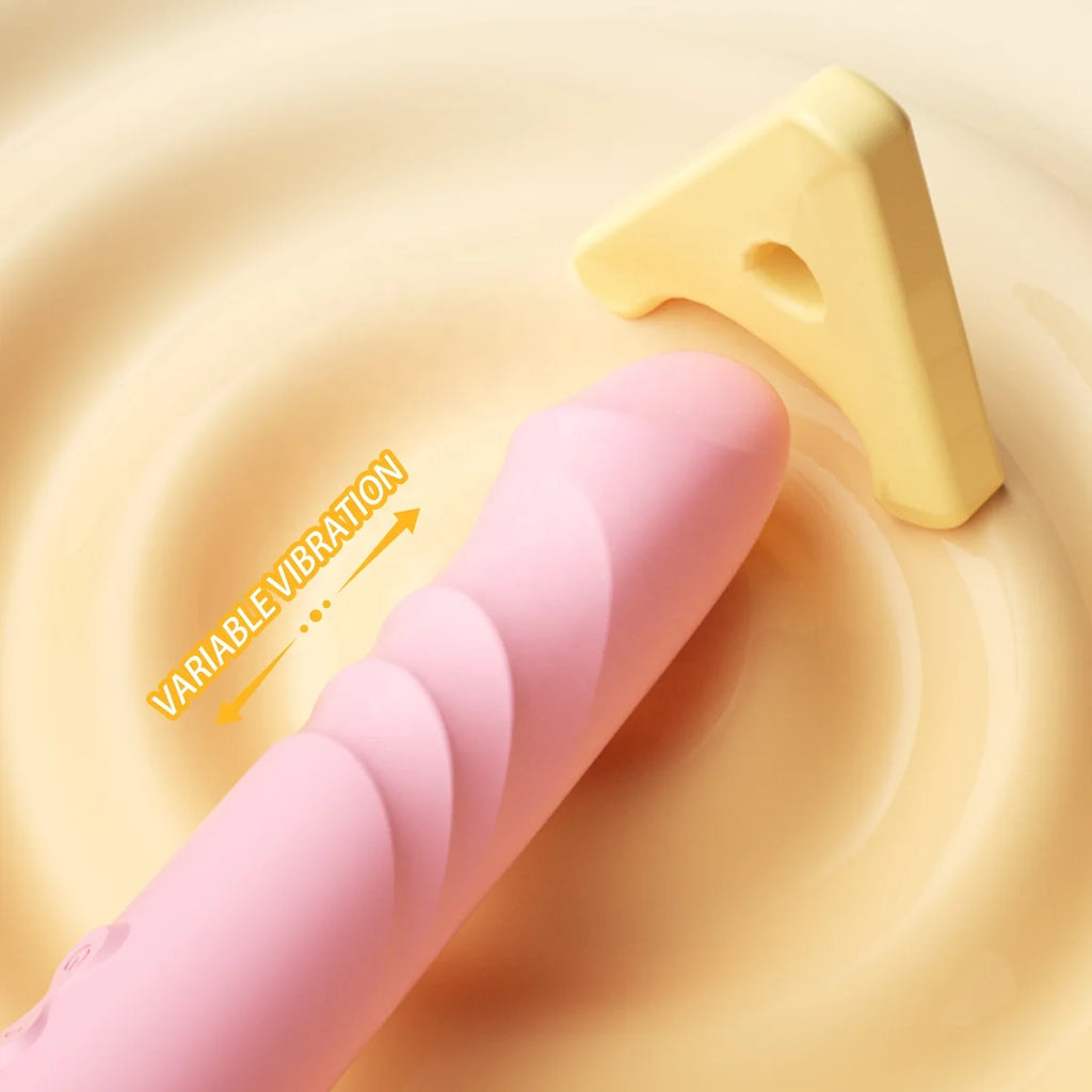 Amoura Love Stick II Clitoral & G-Spot Vibrator, Women's, Heating & Double-Head Vibration, Liquid Silicone, Waterproof – dual-zone vibrator