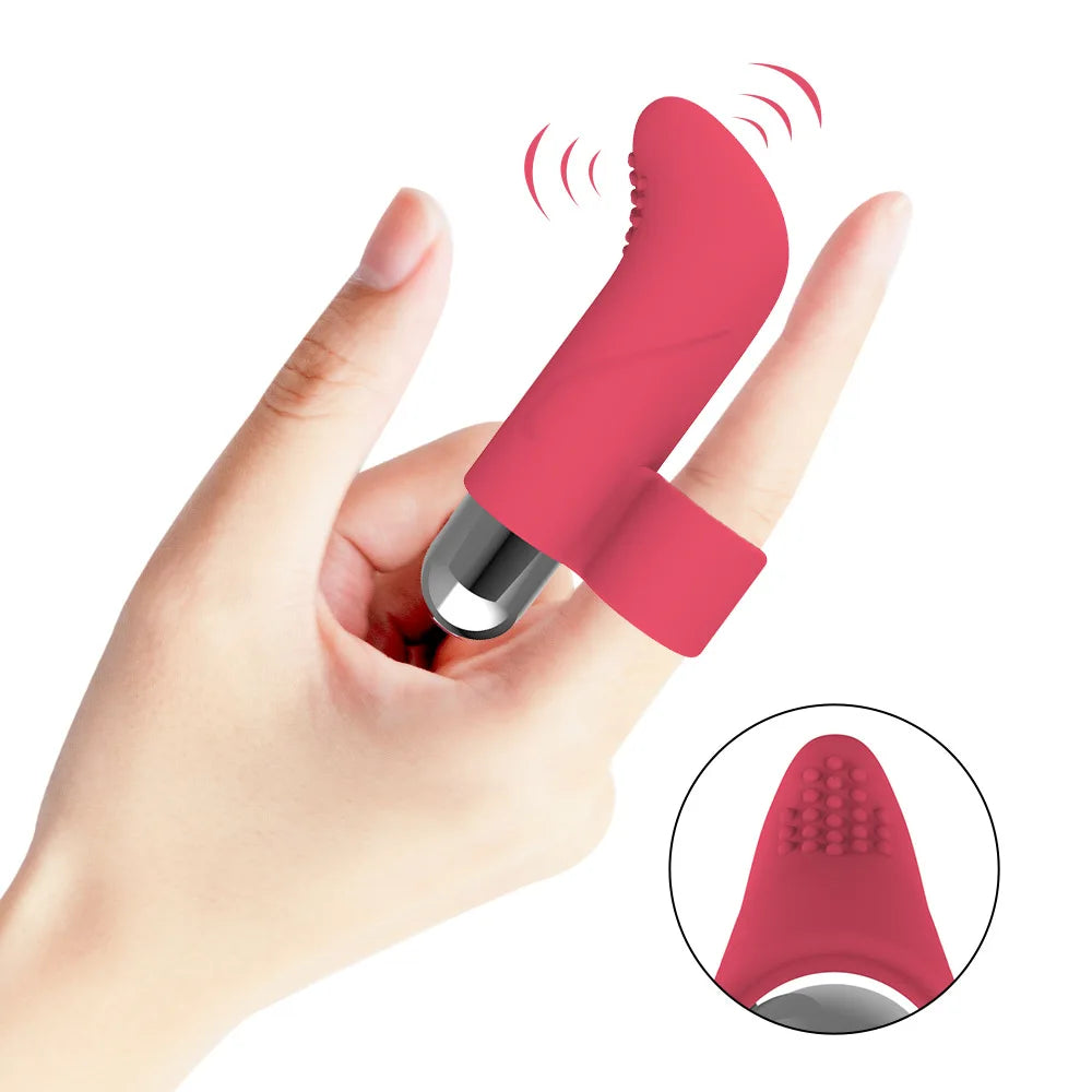 Amoura Finger Vibrator, Personal Massager, Vibrating, Women's, Waterproof – Finger Vibrator