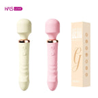 Amoura Love Stick II Clitoral & G-Spot Vibrator, Women's, Heating & Double-Head Vibration, Liquid Silicone, Waterproof – clitoral vibrator