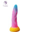 Amoura Luminous Dildo, Glow-in-the-Dark, Suction Cup, Women's, Manual, Liquid Silicone – waterproof dildo