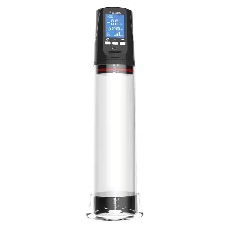 Amoura Male Penis Pump, Masturbator, 7-Frequency Electric Suction, Manual, Silicone – electric penis pump