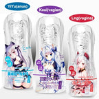 Amoura Male Stroker Cup, Manual Masturbator, Adjustable Vacuum Suction, Transparent TPE – male masturbator