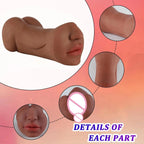 Amoura Oral & Anal Stroker, Male Masturbator, Textured, Men's, Silicone – TPE material