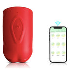 Amoura Male Glans Stroker, 9-Frequency Vibrating, Men's, Manual Control, Silicone & ABS, IPX6 Waterproof – male masturbator