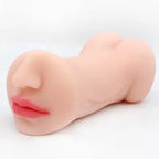 Amoura Oral & Anal Stroker, Male Masturbator, Textured, Men's, Silicone – waterproof
