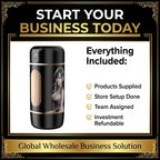 Amoura Vaginal Masturbator, Stroker, Manual, TPE, Waterproof – male masturbator