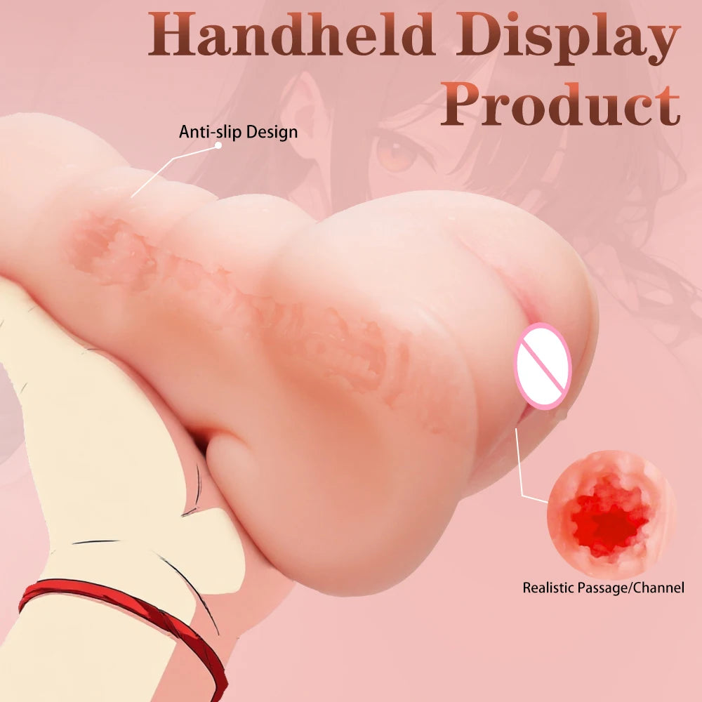 Amoura Vaginal (male masturbator product designed for vaginal simulation), Adult Stroker (confirms adult product category), Men's (explicitly for male use), TPE (medical-grade TPE silicone confirmed – realistic stroker