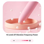 Amoura Mini Lipstick Bullet Vibrator, 10 Modes, Clitoral Stimulator, Women's, Whisper-Quiet, ABS, IPX6 Water-Resistant – travel vibrator