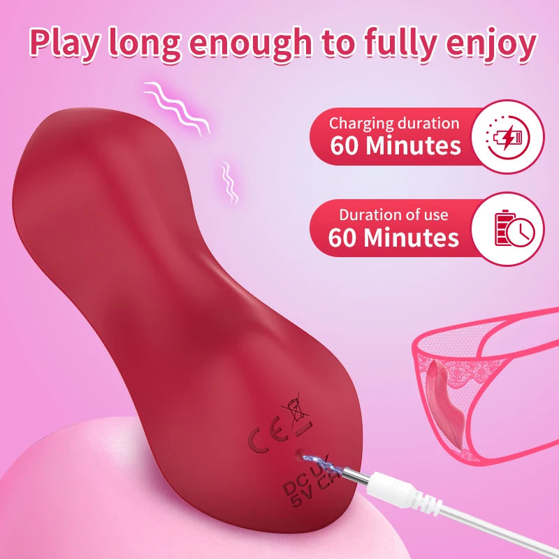 Amoura Clitoral Panty Vibrator, 9-Mode App-Controlled, IPX6 Waterproof, Couples – bluetooth couples toy