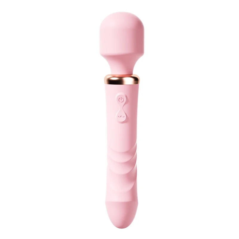 Amoura Love Stick II Clitoral & G-Spot Vibrator, Women's, Heating & Double-Head Vibration, Liquid Silicone, Waterproof – heating vibrator