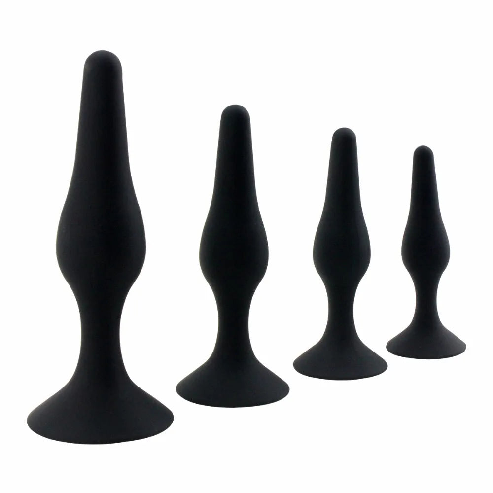 Amoura Prostate & Anal Plug Set, 3 Graduated Sizes, Silicone, Waterproof – prostate plug