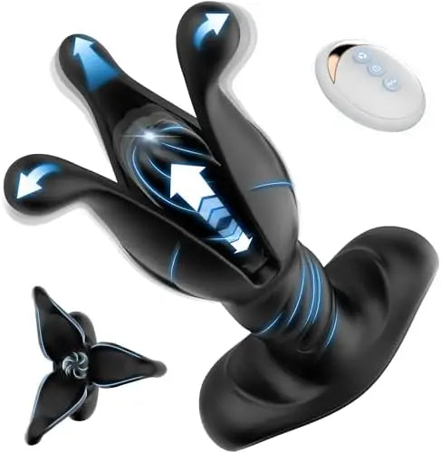 Amoura Anal & Prostate Vibrator, App-Controlled, Flapping & Thrusting, Men's, Medical-Grade Silicone, IPX7 – app-controlled vibrator