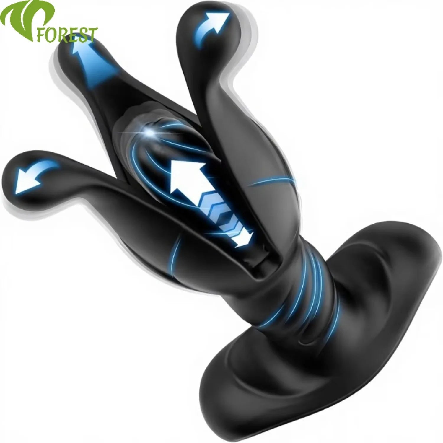 Amoura Anal & Prostate Vibrator, App-Controlled, Flapping & Thrusting, Men's, Medical-Grade Silicone, IPX7 – prostate vibrator