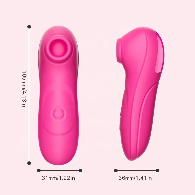 Amoura Nipple & Breast Suction Vibrator, Handheld Massager, 10-Frequency Vibrating & Sucking, Women's, Manual, Silicone, Waterproof – quiet vibrator