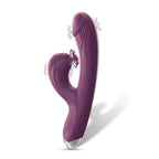 Amoura Clitoral, G-Spot & Nipple 3-in-1 Rabbit Vibrator, Massager, Vibrating & Suction & Heating, Women's, Silicone – clitoral suction vibrator