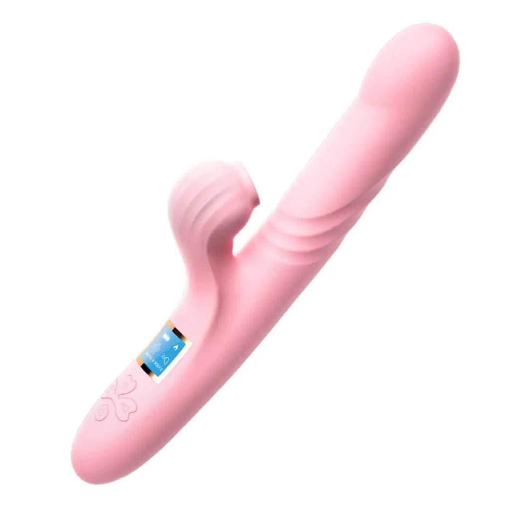 Amoura Clitoral & G-Spot Vibrator, Sucking & Telescopic, Women's, Heating, LED Display, Silicone – g-spot vibrator