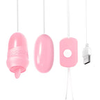 Amoura G-Spot Vibrating Egg, Personal Massager, Tongue-Licking & Vibrating, Women's, Manual, Waterproof – G-Spot Vibrator