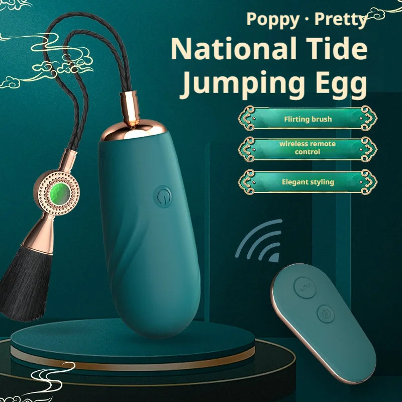 Amoura Clitoral & Vaginal Egg Vibrator, Personal Massager, Vibrating, Women's, Silicone – Kegel Exercise Toy