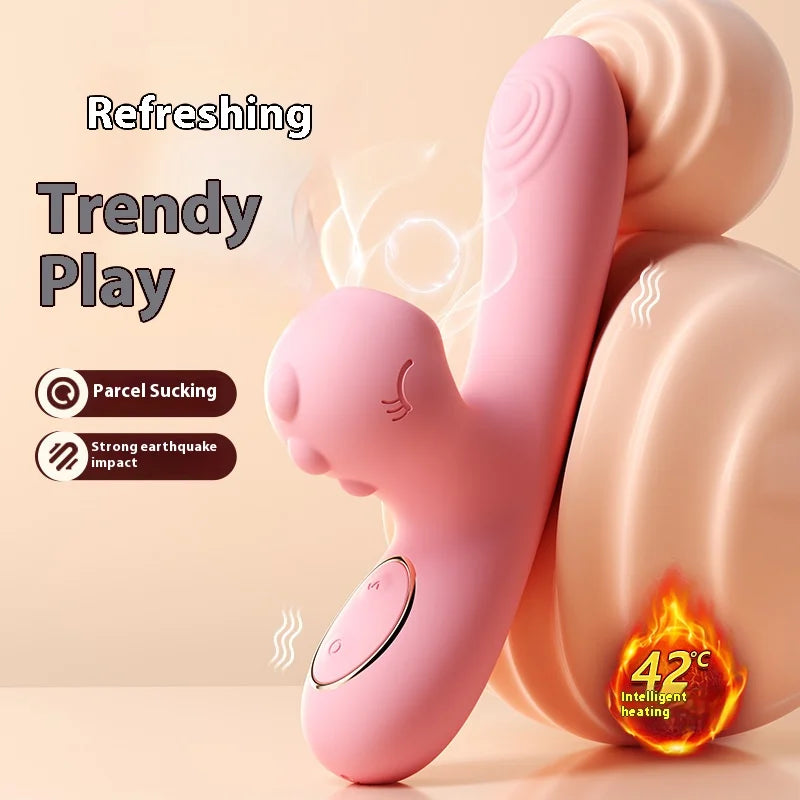 Amoura Clitoral & Vaginal Vibrator, Suction Massager, Heating, Women's – Suction vibrator