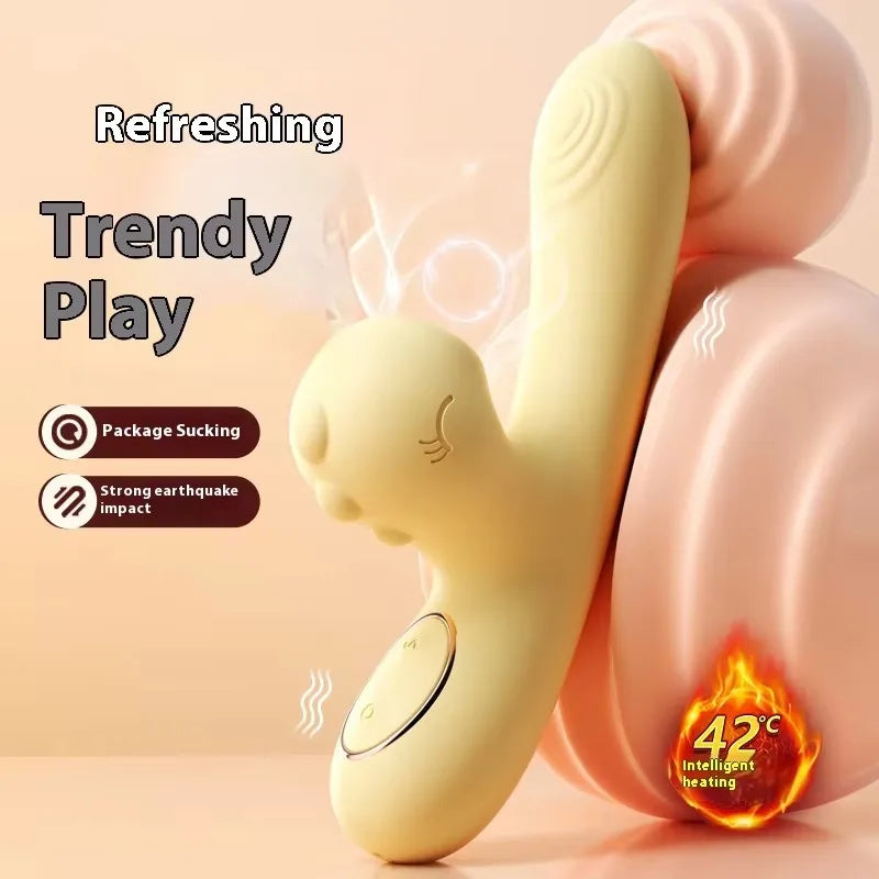 Amoura Clitoral & Vaginal Vibrator, Suction Massager, Heating, Women's – Vaginal vibrator