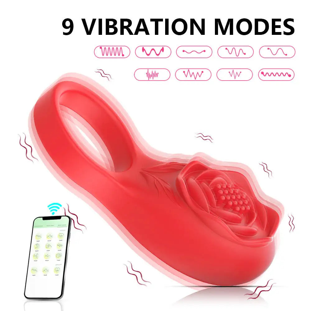 Amoura Clitoral & Penile Vibrating Ring, Sex Toy, Vibrating, Couples, Silicone, Waterproof – Sex Toy for Couples