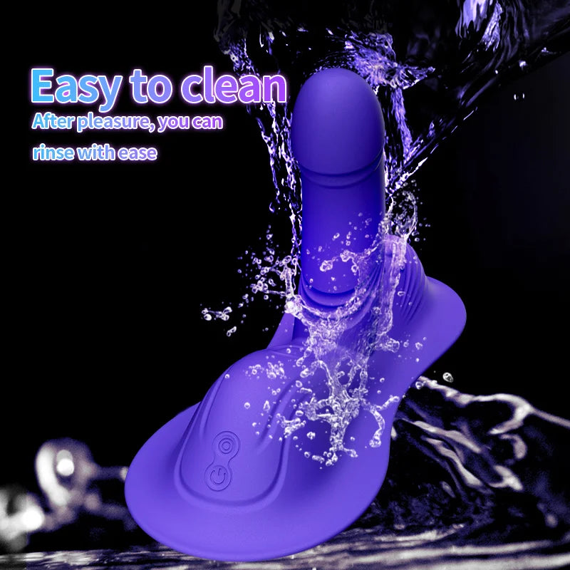 Amoura Clitoral, G-Spot & Anal Riding Vibrator, Grinding, Women's, App-Controlled, Silicone, Waterproof – waterproof silicone vibrator