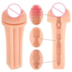 Amoura Men's Masturbator, Stroker, Rotating & Suction & Vibrating, ABS & TPE – Men's Sex Toys