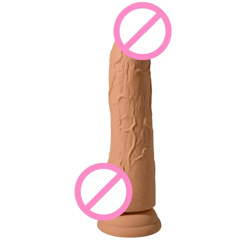 Amoura Anal Dildo, Realistic, Large Size, Manual, Silicone, Waterproof – silicone dildo