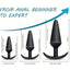 Amoura Anal Plug 3-Piece Set, Anchor Shape, Medical-Grade Silicone, Waterproof – anal plug 3-piece set