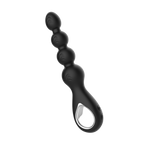 Amoura Anal Plug with Pulling Beads, Remote Control, Vibrating & Rotating, Silicone – anal plug remote control vibrator