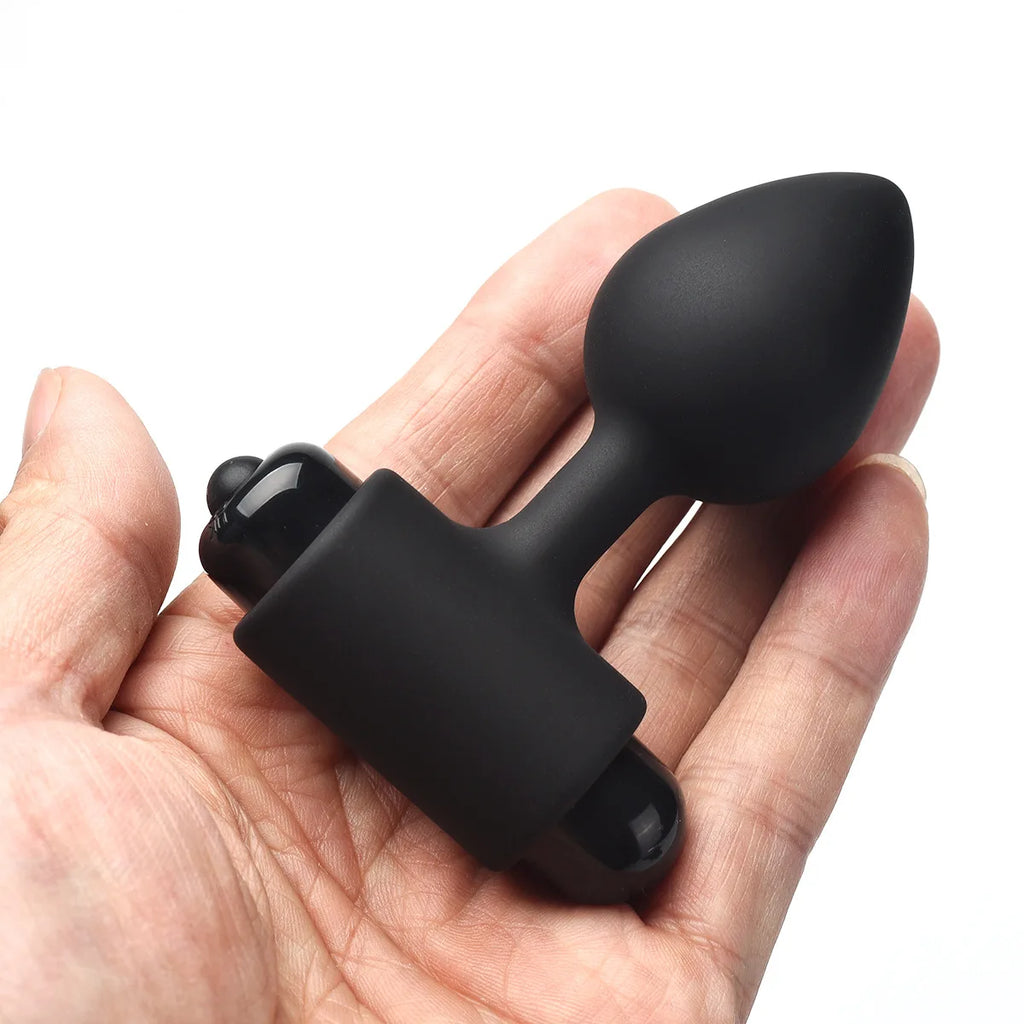 Amoura Anal Plug Vibrator, Personal Massager, Vibrating, Silicone, Waterproof – anal plug vibrator