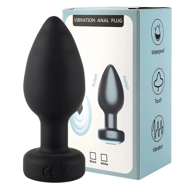 Amoura Anal Plug Vibrator, 10 Modes, Remote Control, Medical-Grade Silicone, IPX7 Waterproof – anal plug vibrator