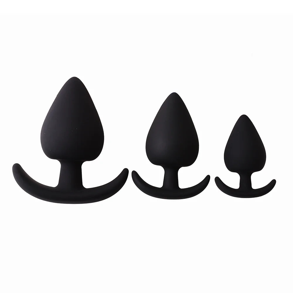 Amoura Anal Plug Trainer, 5-Size Graduated, Medical-Grade Silicone, Waterproof – graduated anal trainer