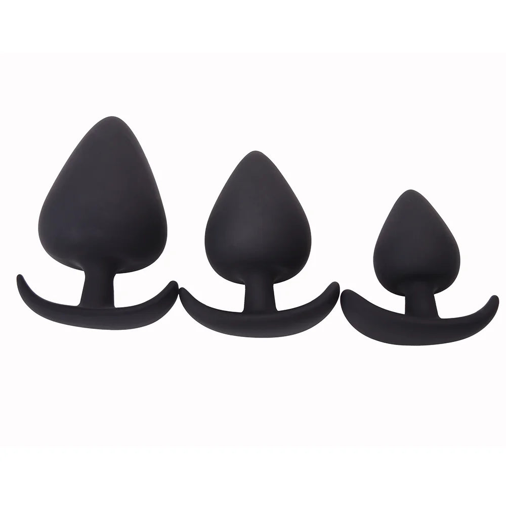 Amoura Anal Plug Trainer, 5-Size Graduated, Medical-Grade Silicone, Waterproof – butt plug set