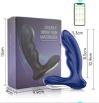 Amoura Anal Vibrator, Dual Motor, App & Remote Control, Couples Toy, Waterproof IPX6 – anal vibrator