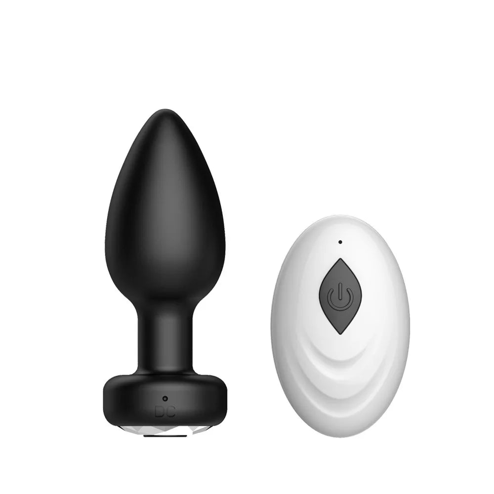 Amoura Anal Vibrator, Personal Massager, Vibrating, Remote Control, Silicone, Waterproof – anal vibrator