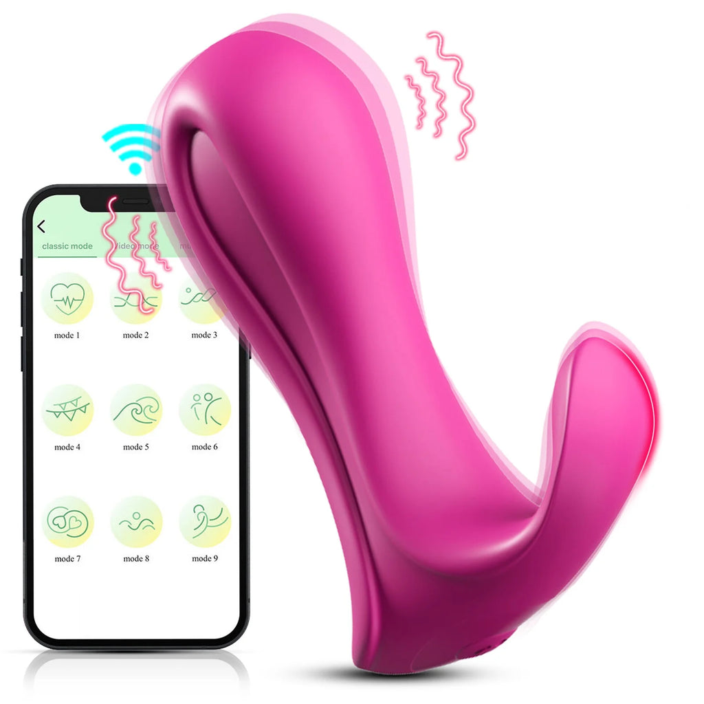 Amoura Clitoral Vibrating Panties, Wearable Massager, App-Controlled, Women's, Couples, Medical-Grade Silicone, Waterproof – Clitoral Vibrating Panties