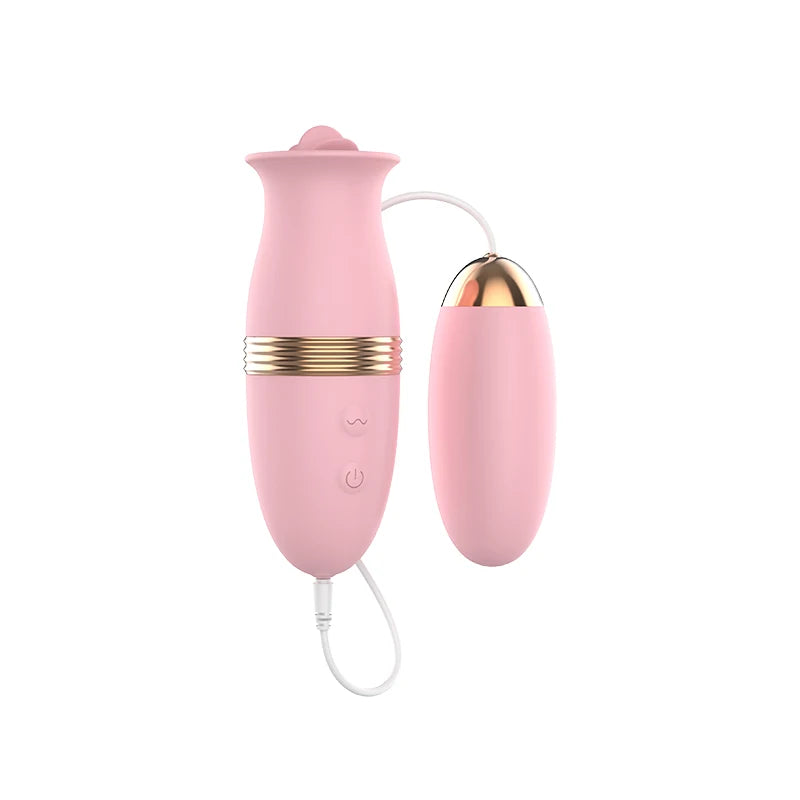 Amoura Clitoral Tongue-Licking Vibrator, Personal Massager, Licking & Vibrating, Women's, App-Controlled, Silicone, Waterproof – clitoral vibrator