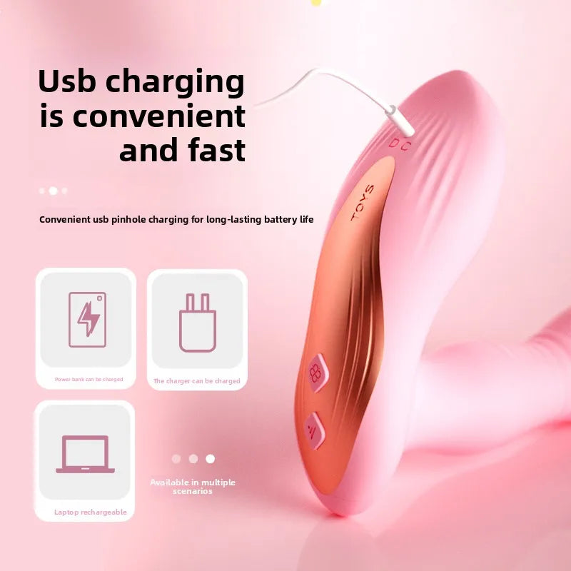 Amoura G-Spot & Clitoral Wearable Vibrator, Thrusting & Suction, Women's, App-Controlled, Medical-Grade Silicone, IPX7 Waterproof – dual stimulation vibrator