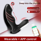 Amoura Anal & Prostate Vibrator, App-Controlled, Dual Motor, Medical-Grade Silicone – IPX6 waterproof