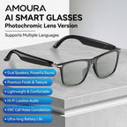 2026 New Cross-Border Hot-Selling Ai Translation Smart Glasses with Call Function, Photochromic Lenses, Bluetooth Wireless Music Glasses