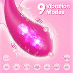 Bluetooth remote control vibrator with app interface and connectivity features