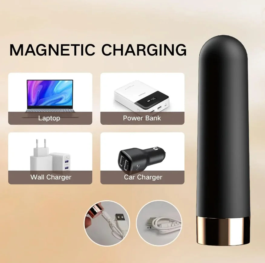 Amoura G-Spot Bullet Vibrator, Personal Massager, Vibrating, Women's, Manual, Silicone, Waterproof – bullet vibrator